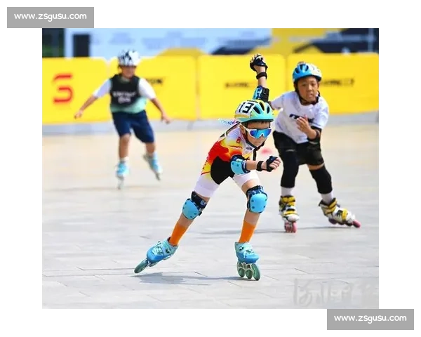 激情四溢的轮滑赛场，运动员们展现速度与技巧的巅峰对决